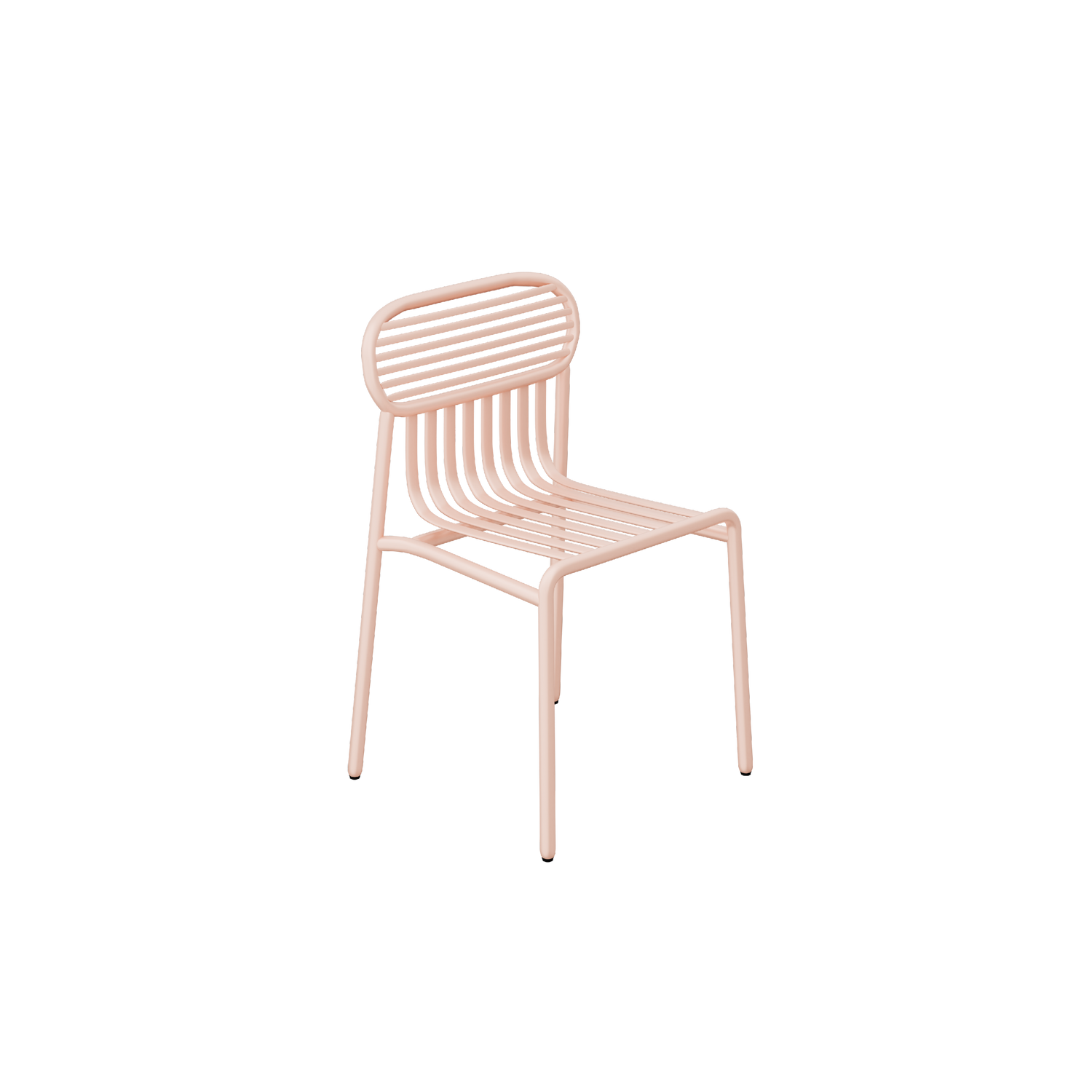 Clover Outdoor Dining Chair - Set of 2 - Pink Clay