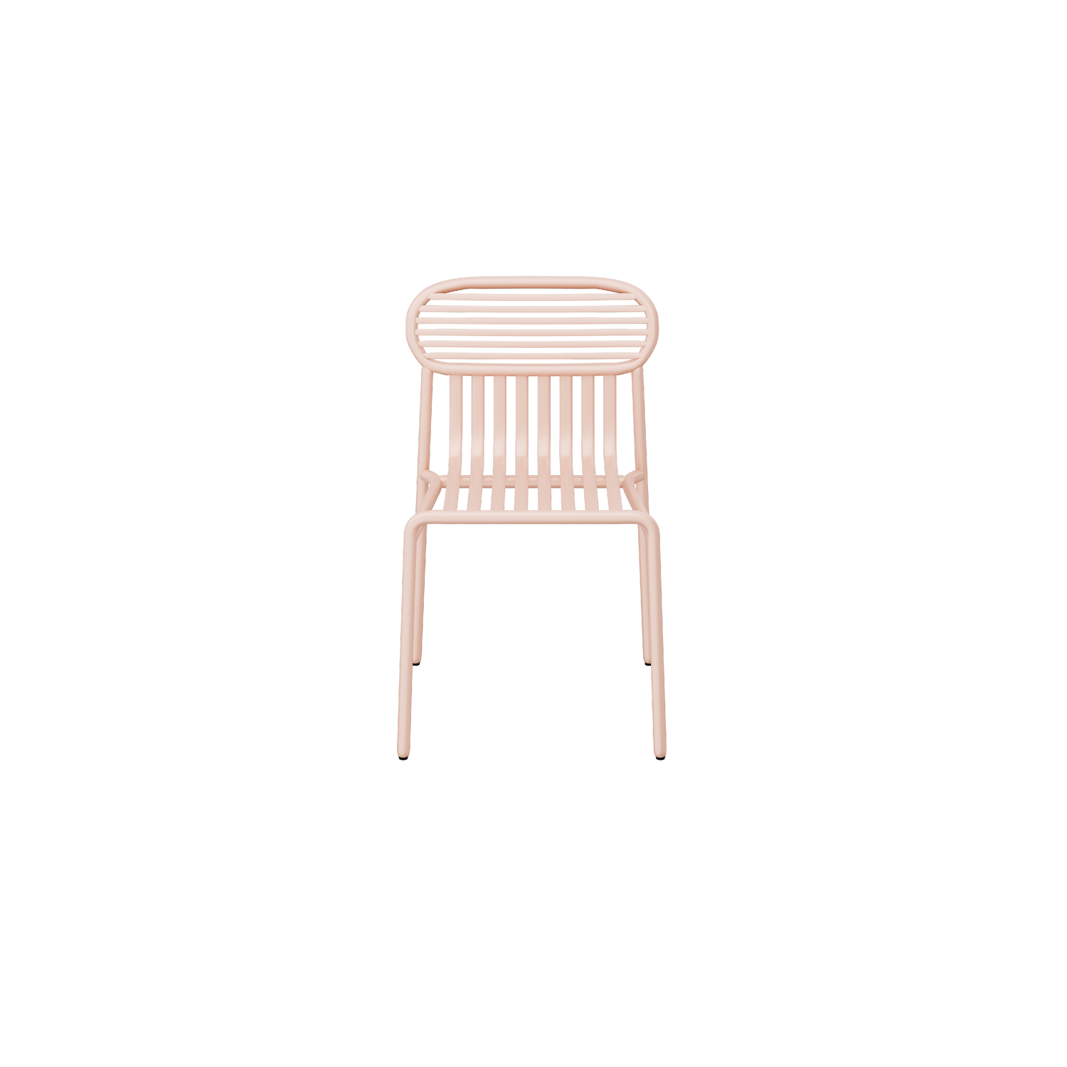 Clover Outdoor Dining Chair - Set of 2 - Pink Clay