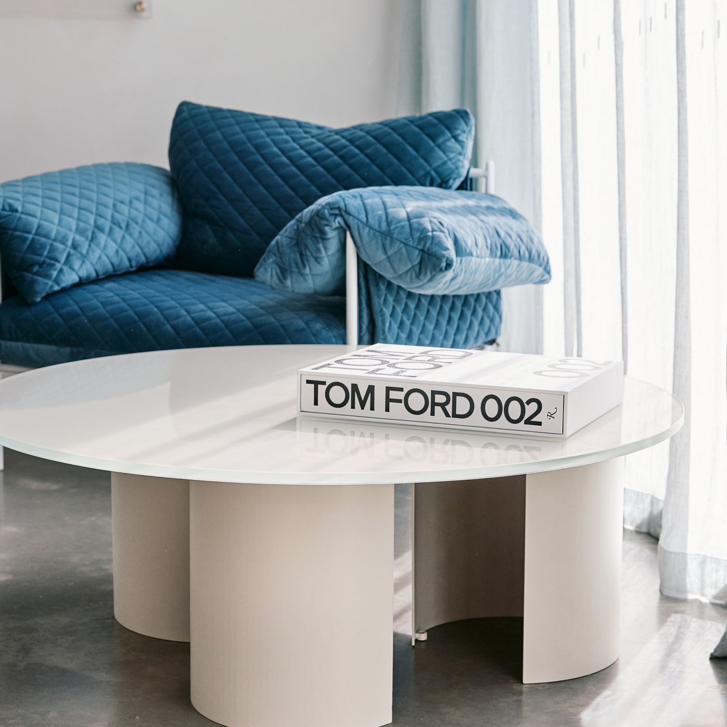 Lunar Glass Coffee Table