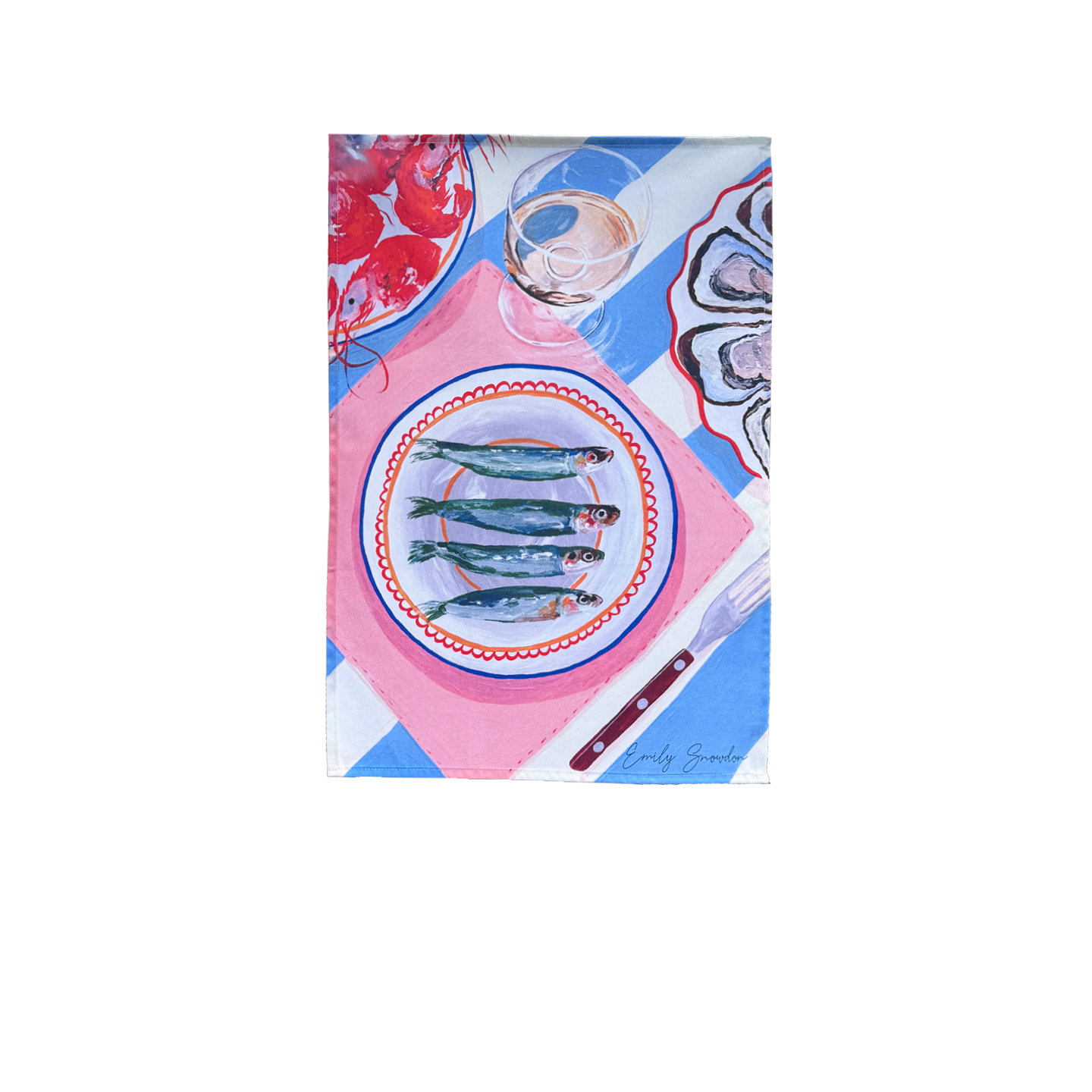 'Sardine Soiree' Tea Towel Set