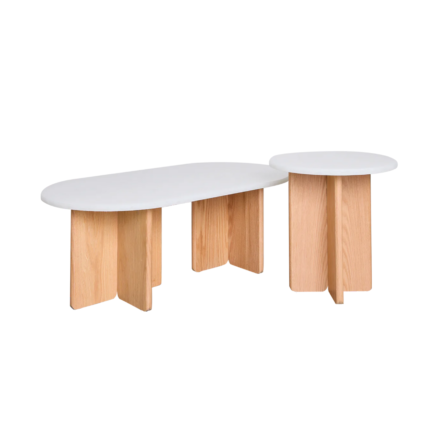 Mingle Oblong Coffee Table - Recycled Glass