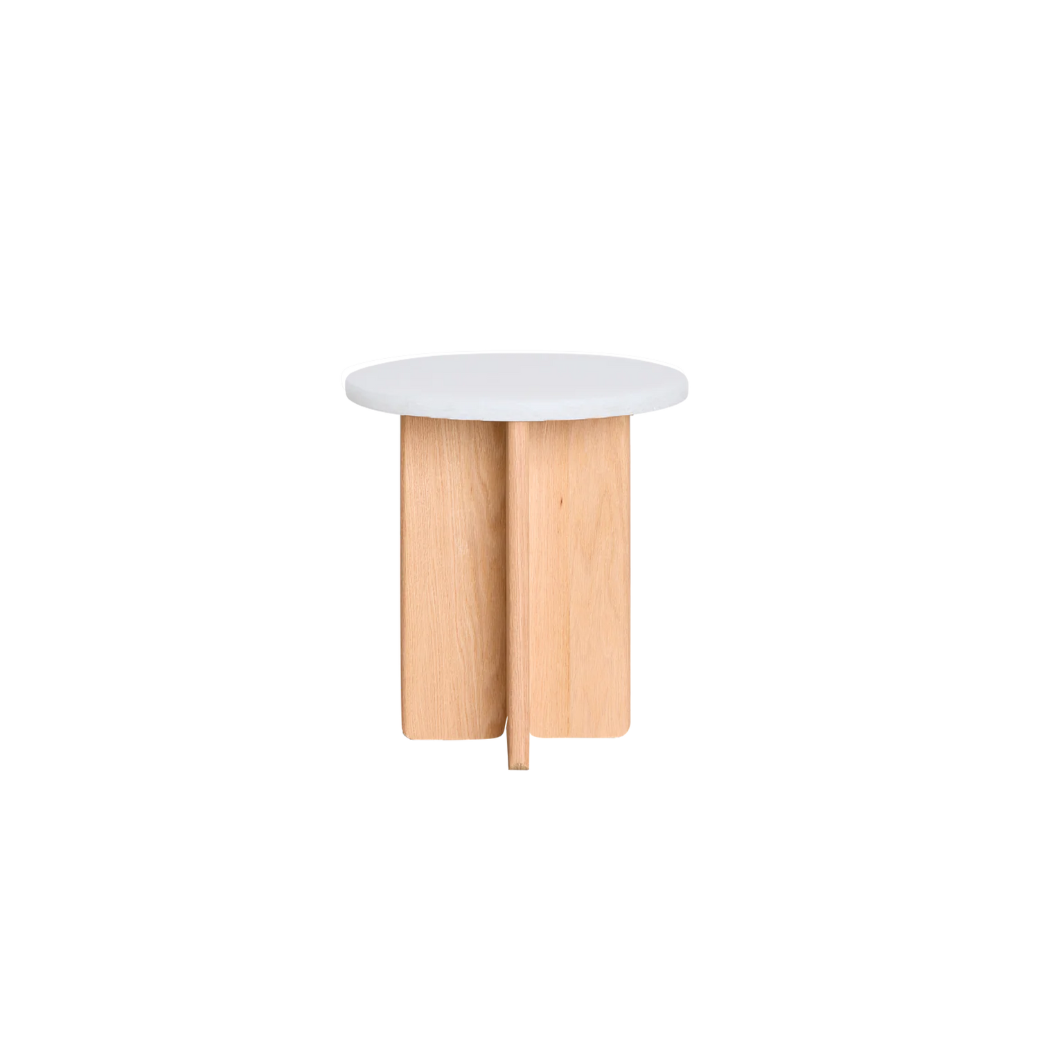 Mingle Round Side Table - Recycled Glass