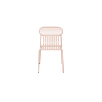 Clover Outdoor Dining Chair - Set of 2 - Pink Clay