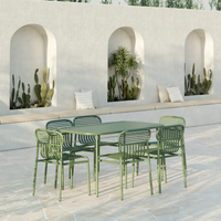 Clover Outdoor Dining Chair - Set of 2 - Green