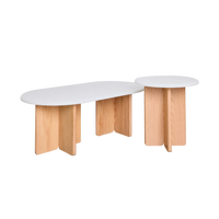 Mingle Round Side Table - Recycled Glass